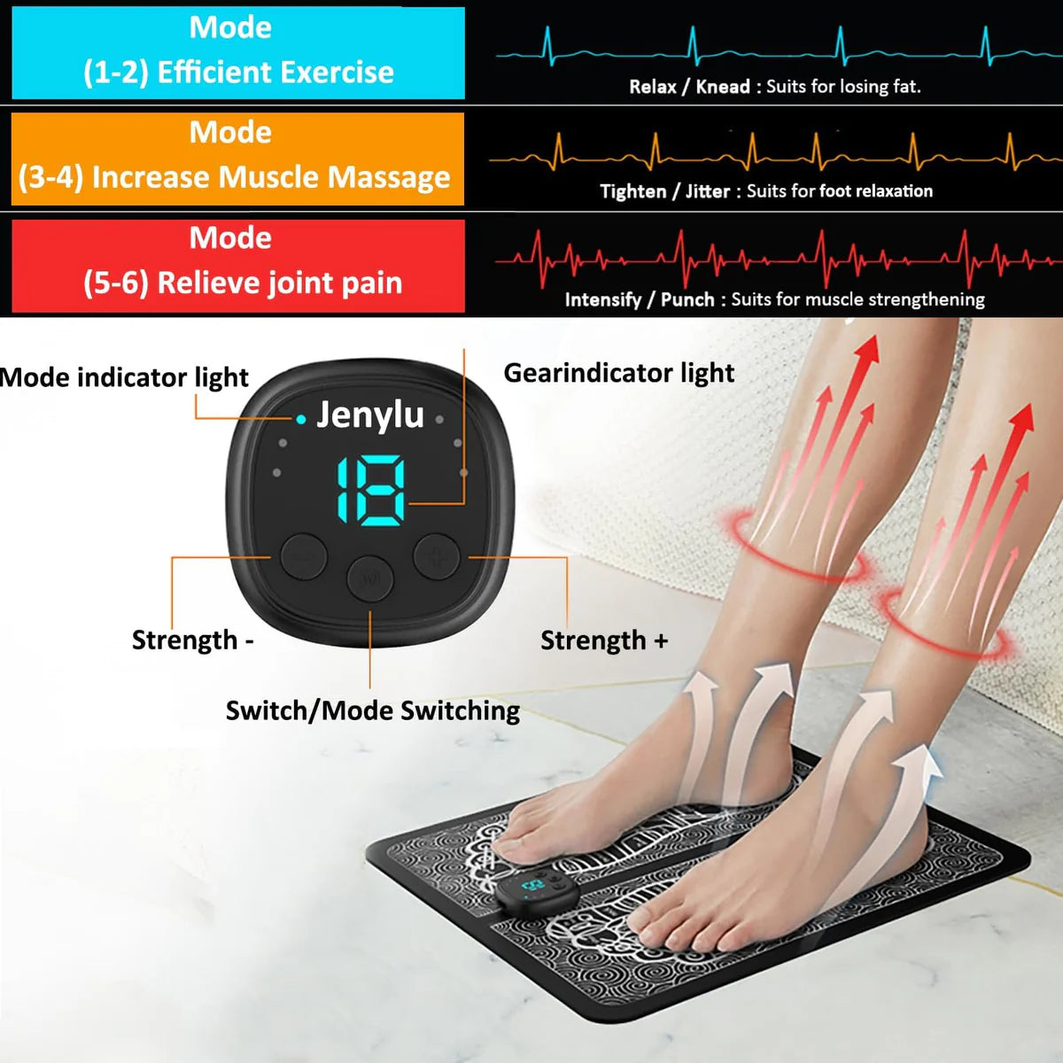 EMS Foot Massager Mat